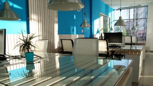 coloured office