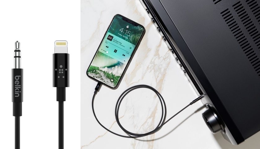 3.5 mm Audio Cable With Lightning Connector