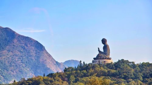 Budha socha Asie
