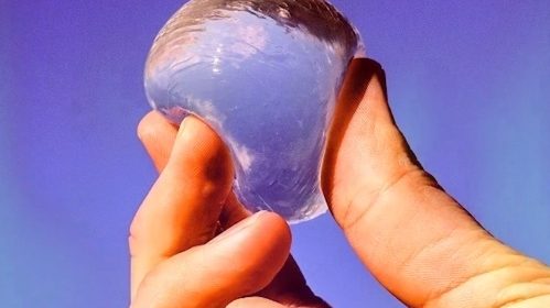 biodegradable and edible water pouches