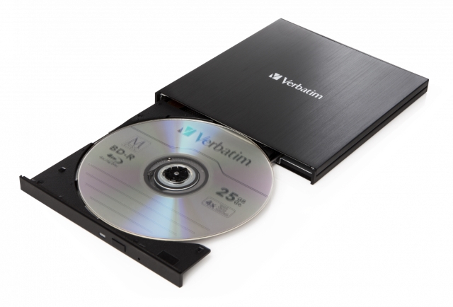 Verbatim Ultra HD 4K External Slimline Blu-ray Writer