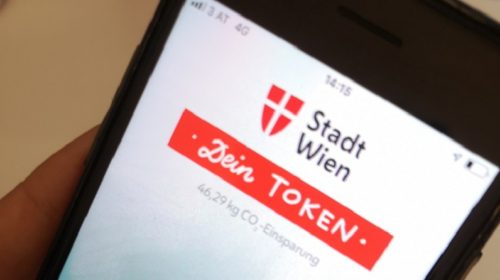 Aplikace na sbírání tokenů © Stadt Wien