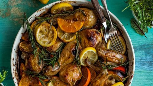 Recept na citrusové kuře