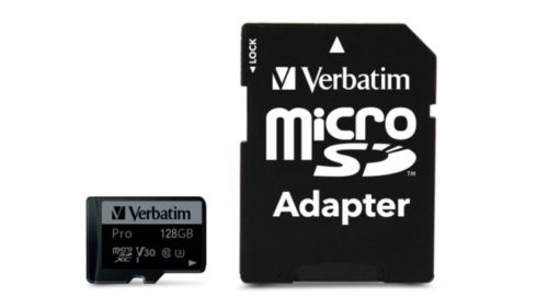 47044 MICRO SDXC CARD PRO UHS-I, U3 128GB CLASS 10 INCL ADAPTOR lifestyle