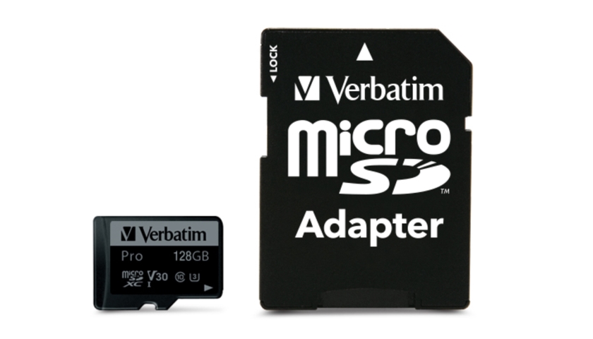47044 MICRO SDXC CARD PRO UHS-I, U3 128GB CLASS 10 INCL ADAPTOR lifestyle