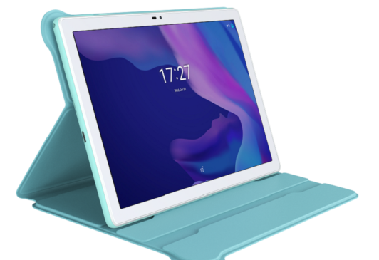 Aquaman 10 KIDS_Wifi_Resin_Mint Green_Tablet with flipcover_Front Left