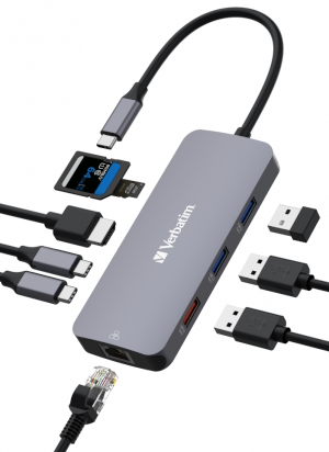 Verbatim USB-CTM Pro Multiport Hub 9 Port CMH-09 (32152)