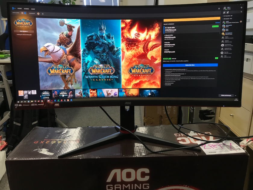 AOC CU34G2XP-BK game