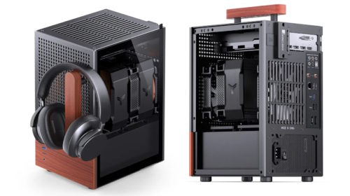 Jonsbo představuje T6 ITX case v kovu a dřevě s ořechovým madlem